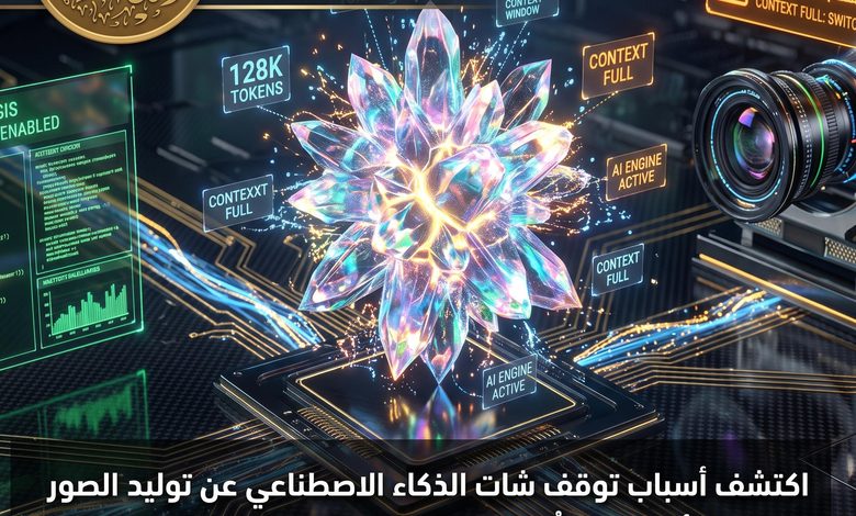 أسرار حدود شات الذكاء الاصطناعي: متى يمتلئ السياق ولماذا يتوقف توليد الصور فجأة؟ 1 شبكة منهج نت التعليمية أكتشف أسرار حدود شات الذكاء الاصطناعي متى يمتلئ السياق ولماذا يتوقف توليد الصور فجأة