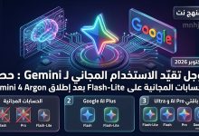 جوجل تقيّد الاستخدام المجاني لمساعد Gemini بعد أيام من إطلاق Gemini 4 Argon