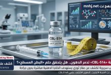 حقنة تدمر الدهون وتحقق حلم “البطن المسطح”.. هل اقتربنا من نهاية السمنة الموضعية وداعاً لشفط الدهون؟ عقار “CBL-514” التجريبي يُظهر نتائج مذهلة في تدمير دهون البطن العنيدة وتقليل الدهون الحشوية الخطيرة في تجارب سريرية حديثة، ويمهد الطريق نحو اعتماد إدارة الغذاء والدواء الأمريكية (FDA). هل تحلم بالتخلص من “الكرش” المزعج ودهون البطن العنيدة دون الحاجة إلى جراحات شفط الدهون المكلفة والمعقدة؟ 😲 يبدو أن العلم قد وجد الحل أخيراً! تجارب سريرية واعدة كشفت عن فعالية مذهلة لحقنة جديدة لإنقاص الوزن تُسمى “CBL-514” 💉، لا تكتفي بسد الشهية بل تهاجم الخلايا الدهنية في مناطق محددة وتدمرها نهائياً! 💥 دعونا نتعرف على التفاصيل المثيرة التي أحدثت ضجة في الأوساط الطبية مؤخراً.